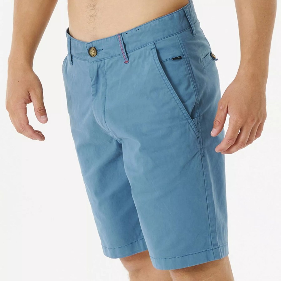 Krotkie Spodenki Meskie RIP CURL | Meskie Spodenki Rip Curl Twisted Walkshort Cwadc9_3458 Niebieski