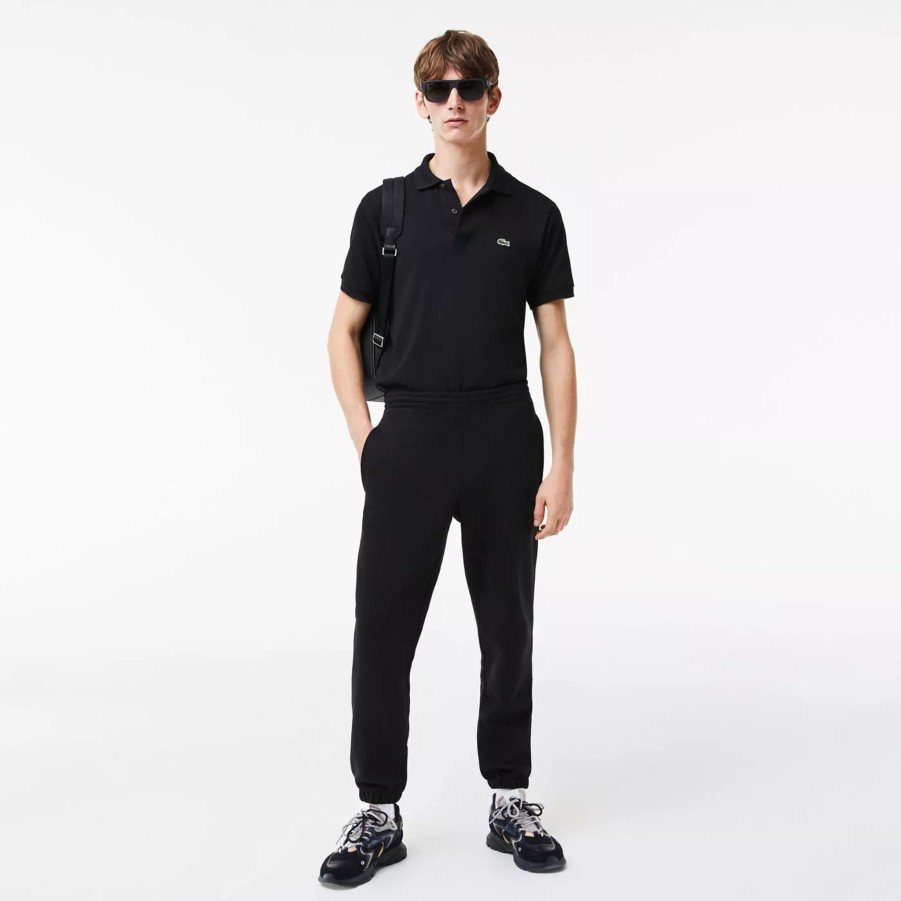 Spodnie Meskie LACOSTE | Meskie Spodnie Lacoste Tracksuits & Track Trousers Xh9610.031 Czarny