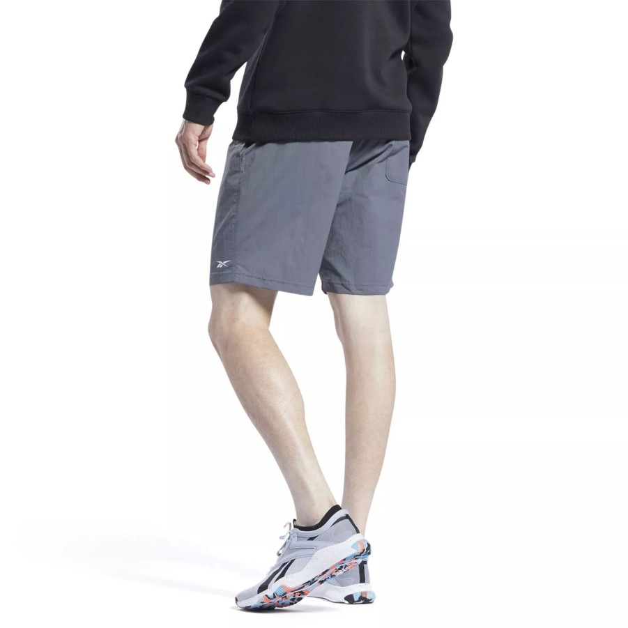 Krotkie Spodenki Meskie REEBOK | Meskie Spodenki Reebok Id Train Utility Short Gu0794 Szary