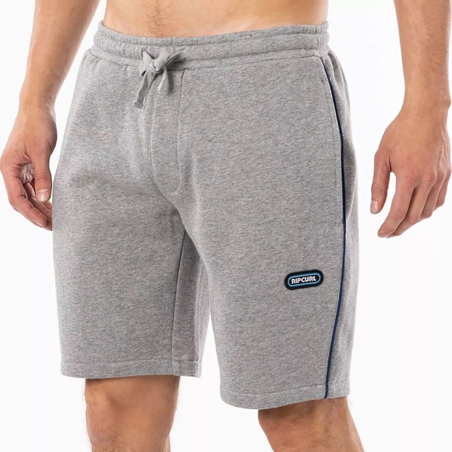 Krotkie Spodenki Meskie RIP CURL | Meskie Spodenki Rip Curl Surf Revival Elastic Wst Cwacx9_85 Szary