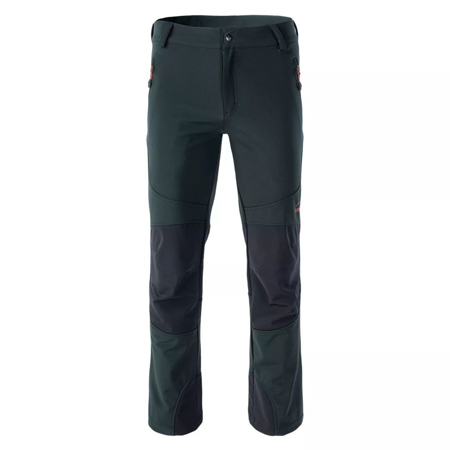 Spodnie Meskie ELBRUS | Meskie Spodnie Elbrus Leland 5936-Scrab/Blk Zielony