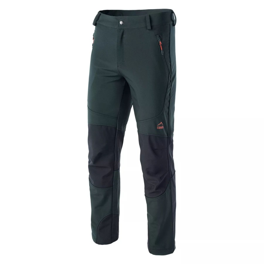 Spodnie Meskie ELBRUS | Meskie Spodnie Elbrus Leland 5936-Scrab/Blk Zielony