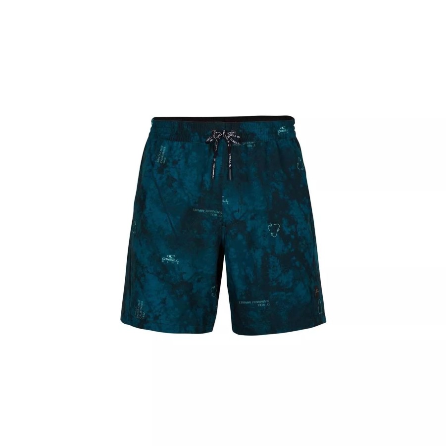 Szorty I Bokserki Kapielowe Meskie O'NEILL | Meskie Szorty O'Neill All Day Print Hybrid Shorts 2800047-35016 Niebieski