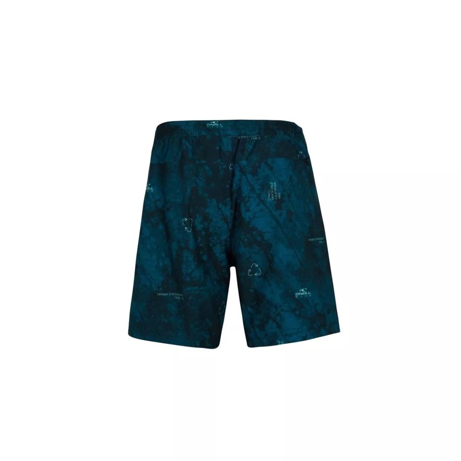 Szorty I Bokserki Kapielowe Meskie O'NEILL | Meskie Szorty O'Neill All Day Print Hybrid Shorts 2800047-35016 Niebieski