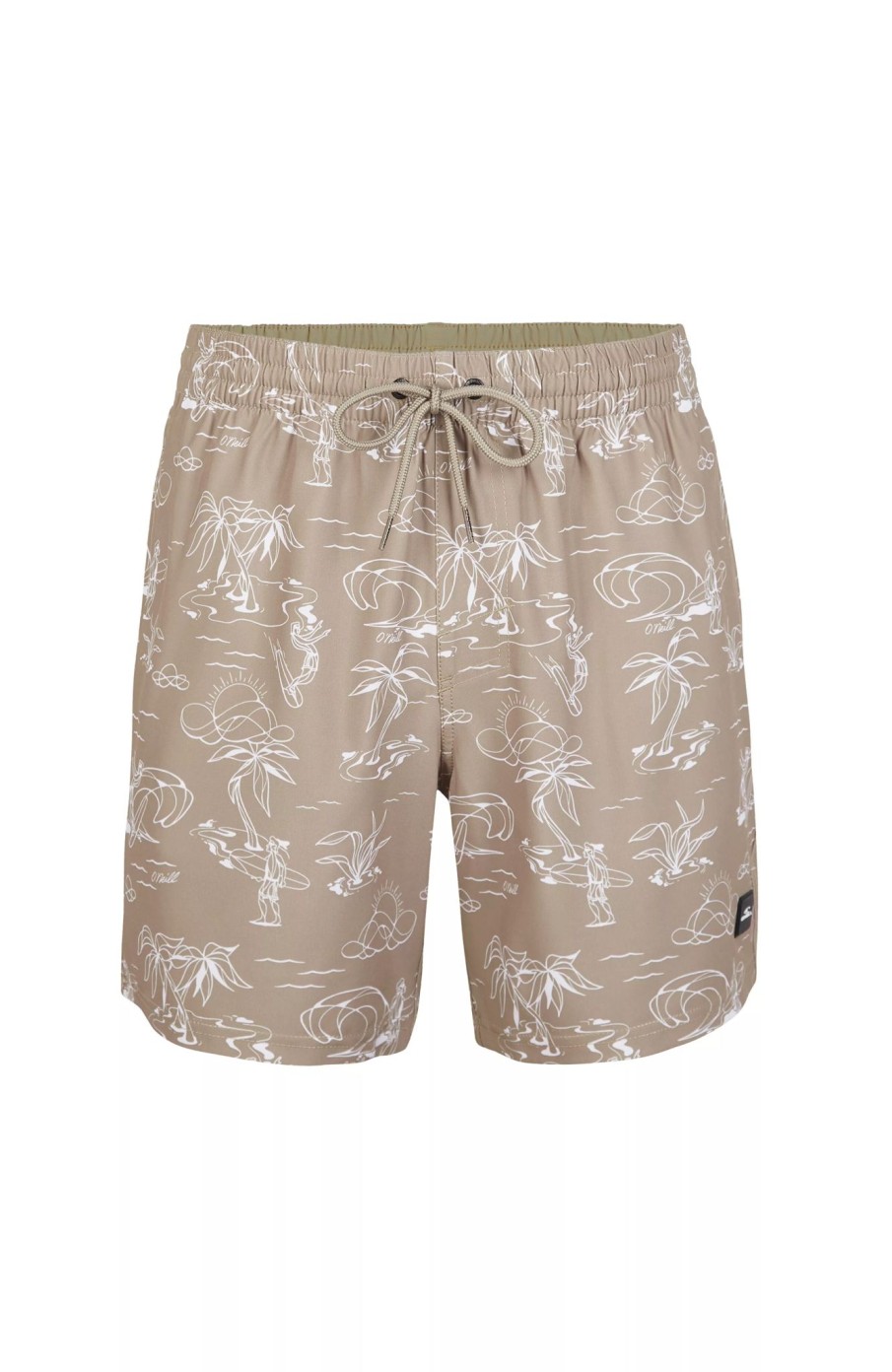 Szorty I Bokserki Kapielowe Meskie O'NEILL | Meskie Szorty O'Neill Cali Circle Surfer 16'' Swim Shorts 2800076-37518 Bezowy