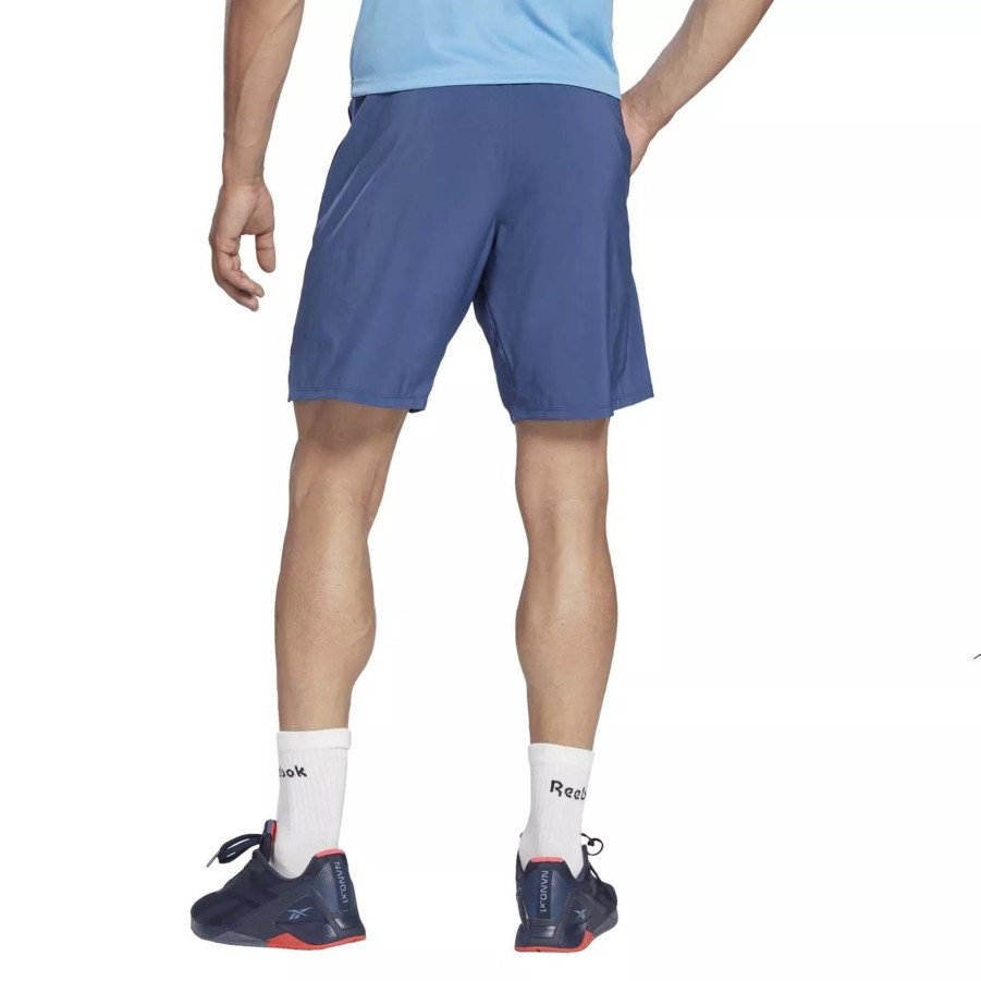 Krotkie Spodenki Meskie REEBOK | Meskie Spodenki Reebok Wor Strength Short Ha9009 Granatowy