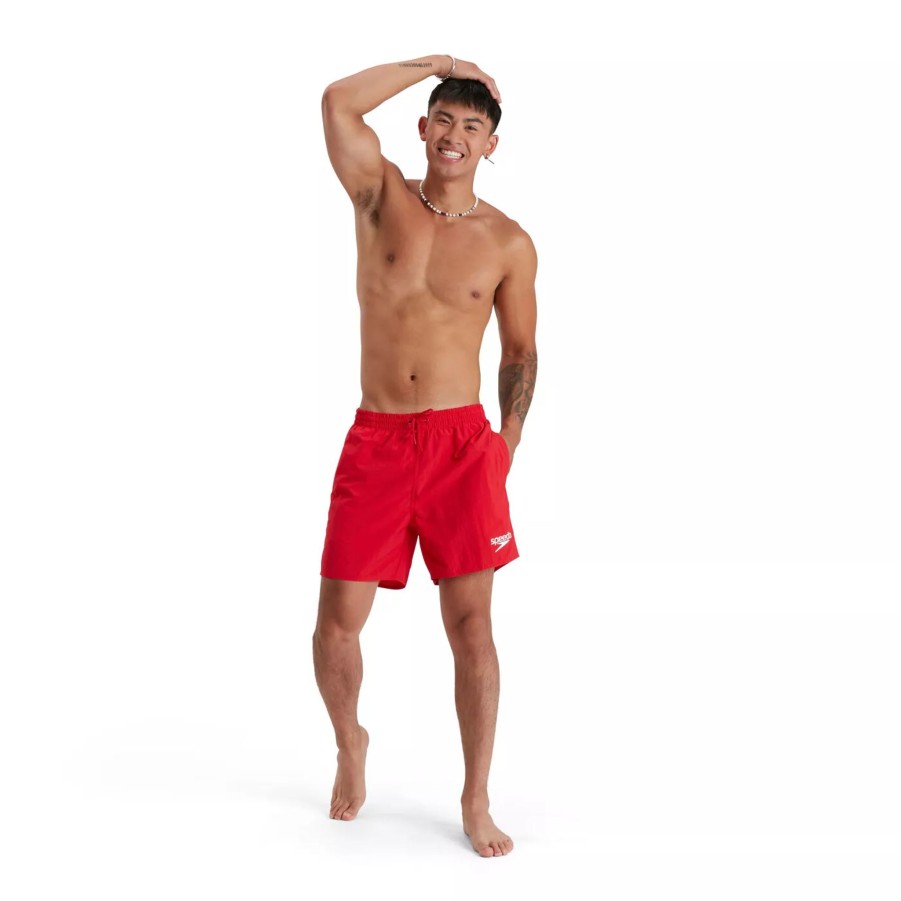 Szorty I Bokserki Kapielowe Meskie SPEEDO | Meskie Szorty Speedo Essentials 16" Watershort Am 8-124336446 Czerwony