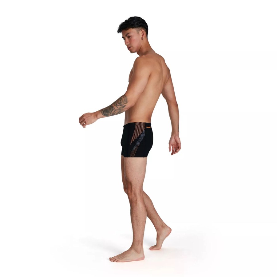 Szorty I Bokserki Kapielowe Meskie SPEEDO | Meskie Bokserki Kapielowe Speedo Tech Pnl Asht Am 8-04510H054 Czarny