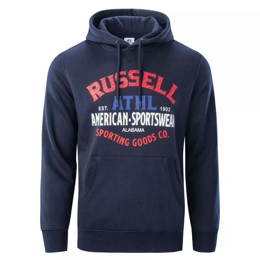 Bluzy Meskie RUSSELL ATHLETIC | Meska Bluza Russell Athletic A1-047-2 M000148253 Granatowy