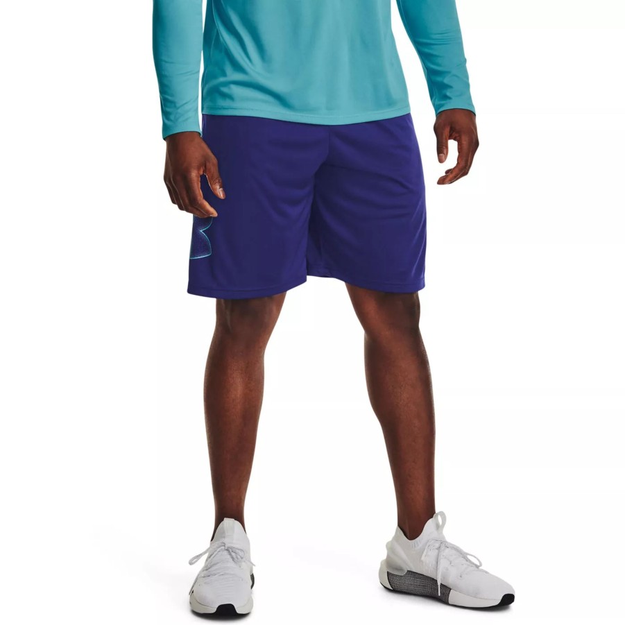 Krotkie Spodenki Meskie UNDER ARMOUR | Meskie Spodenki Under Armour Ua Tech Graphic Short 1306443-468 Granatowy