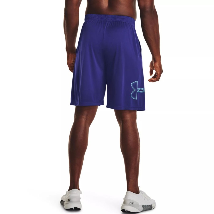 Krotkie Spodenki Meskie UNDER ARMOUR | Meskie Spodenki Under Armour Ua Tech Graphic Short 1306443-468 Granatowy