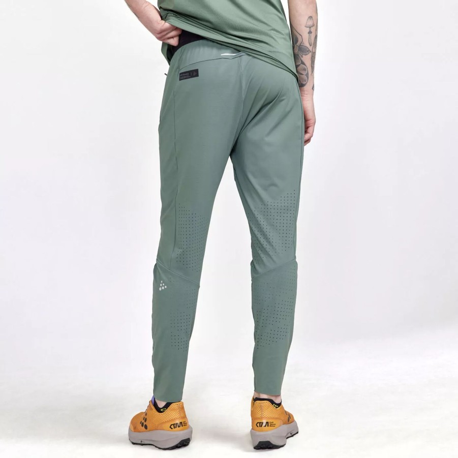 Spodnie Meskie CRAFT | Meskie Spodnie Craft Pro Hypervent Pants M 1910412-687000 Zielony