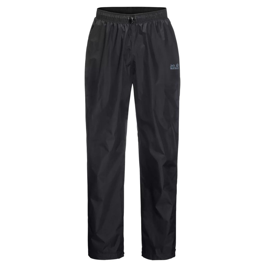 Spodnie Meskie JACK WOLFSKIN | Spodnie Jack Wolfskin Rainy Day Pants 1112741-6000 Czarny