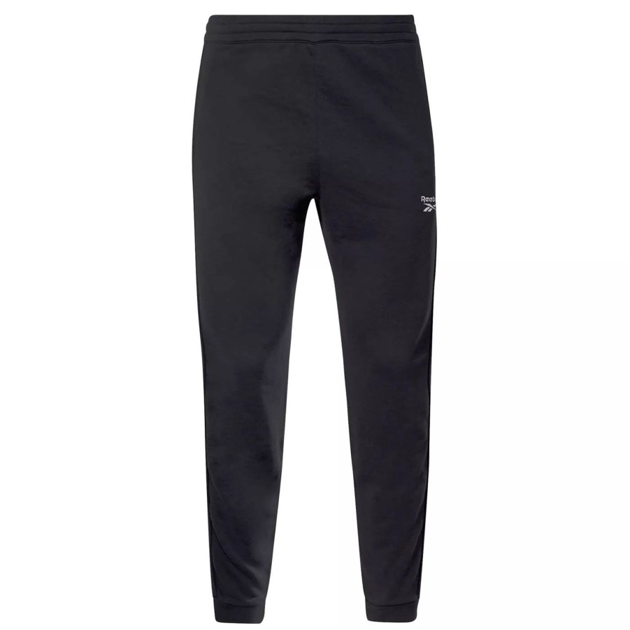 Spodnie Meskie REEBOK | Meskie Spodnie Reebok Wor Piping Jogger Ha1070 Czarny