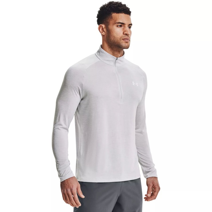 Bluzy Meskie UNDER ARMOUR | Meska Bluza Under Armour Ua Tech 2.0 1/2 Zip 1328495-014 Szary