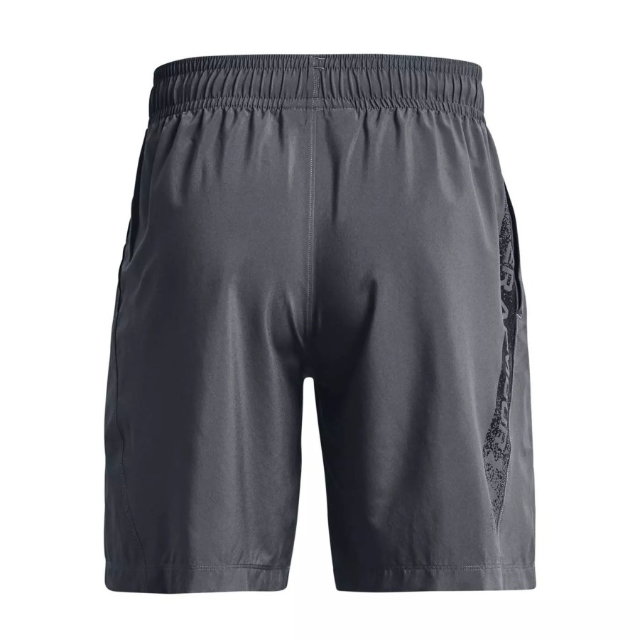 Krotkie Spodenki Meskie UNDER ARMOUR | Meskie Spodenki Under Armour Ua Woven Graphic Shorts 1370388-012 Szary