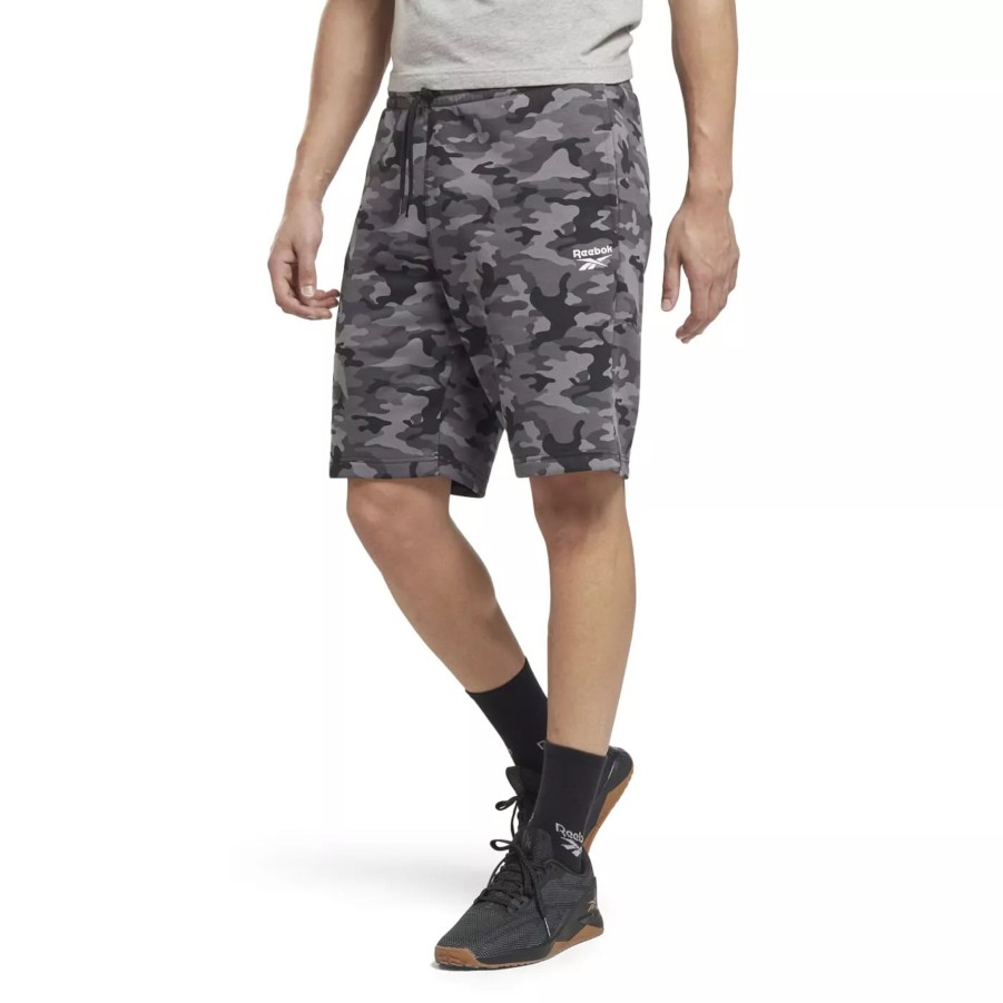 Krotkie Spodenki Meskie REEBOK | Meskie Spodenki Reebok Id Camo Short Hm7255 Czarny