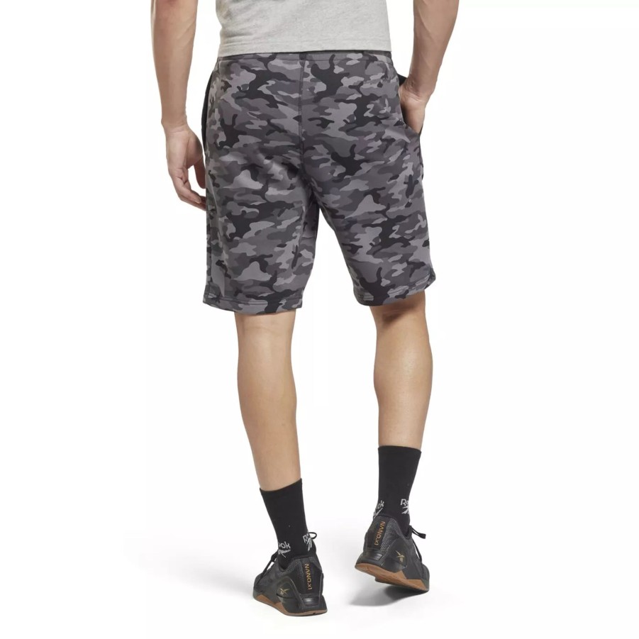 Krotkie Spodenki Meskie REEBOK | Meskie Spodenki Reebok Id Camo Short Hm7255 Czarny