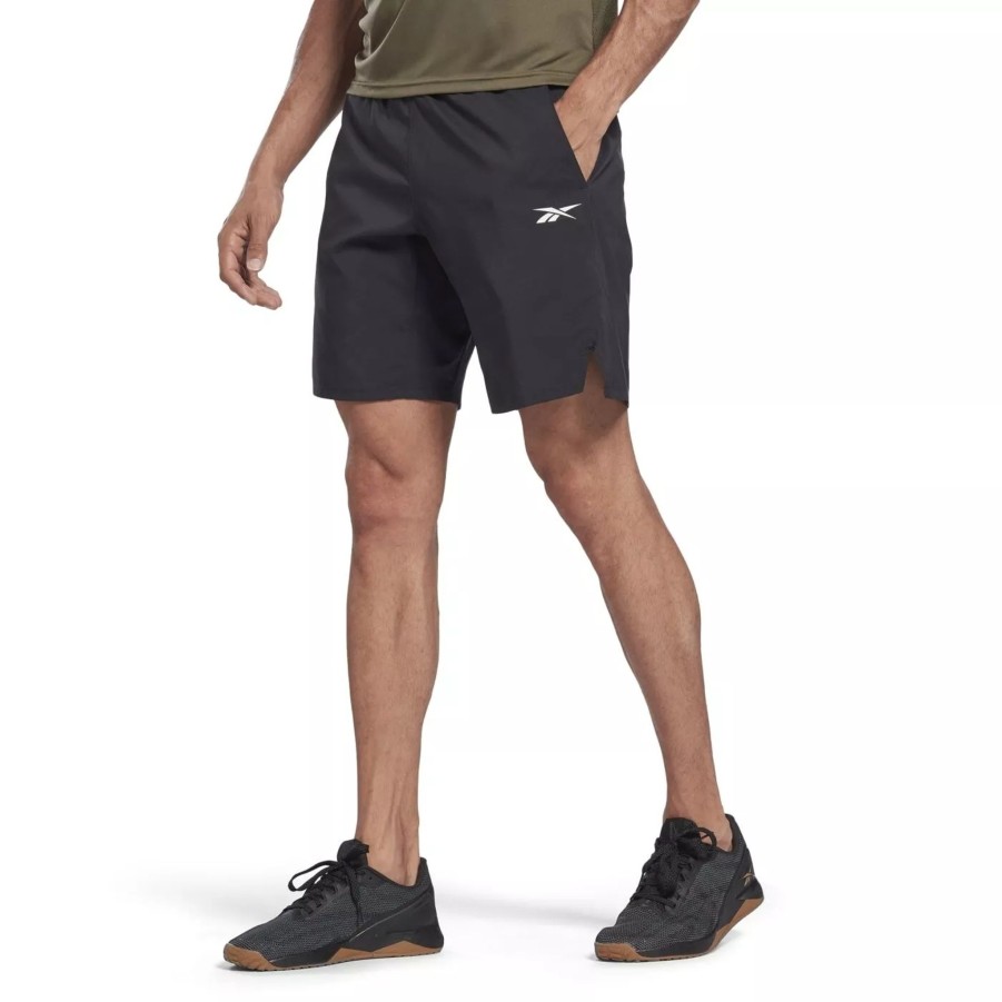 Krotkie Spodenki Meskie REEBOK | Meskie Spodenki Reebok Wor Strength Short H46644 Czarny