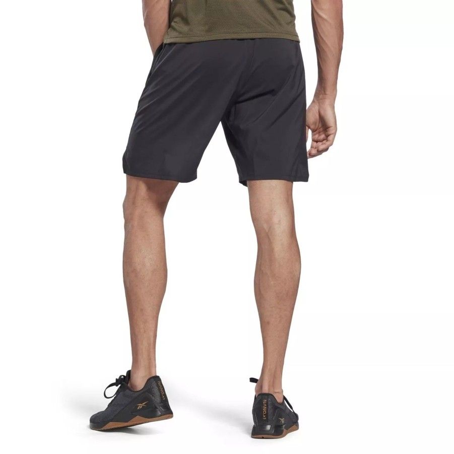 Krotkie Spodenki Meskie REEBOK | Meskie Spodenki Reebok Wor Strength Short H46644 Czarny