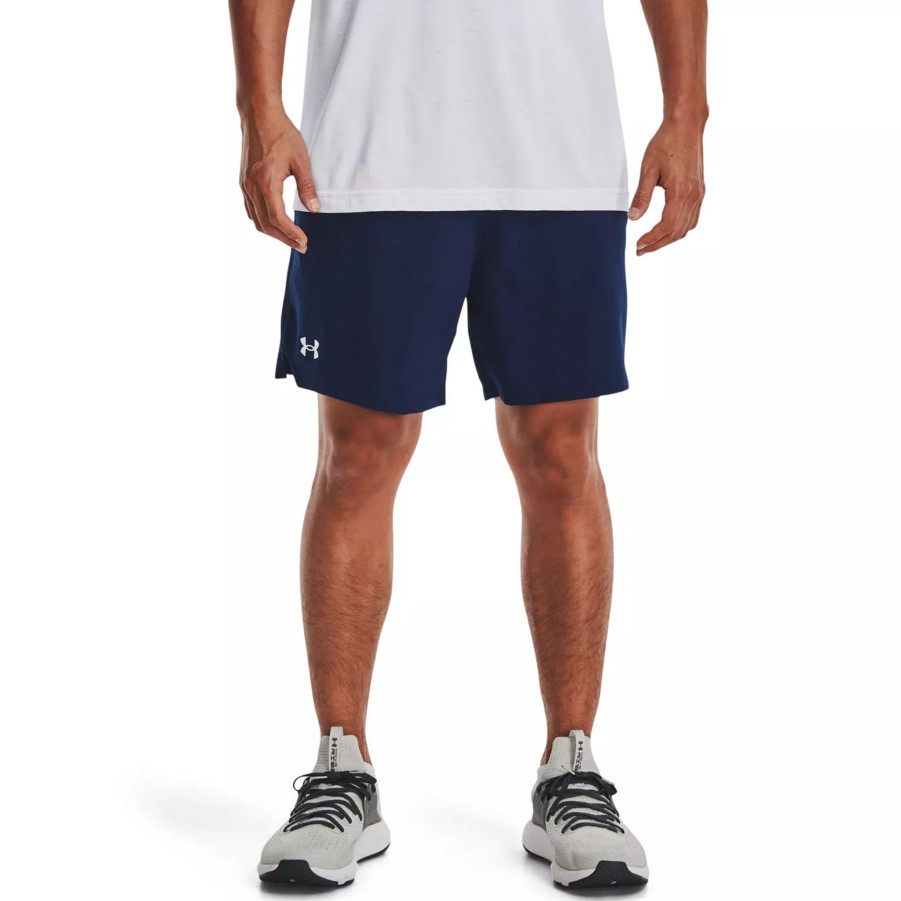 Krotkie Spodenki Meskie UNDER ARMOUR | Meskie Spodenki Under Armour Ua Vanish Woven 6In Shorts 1373718-408 Granatowy