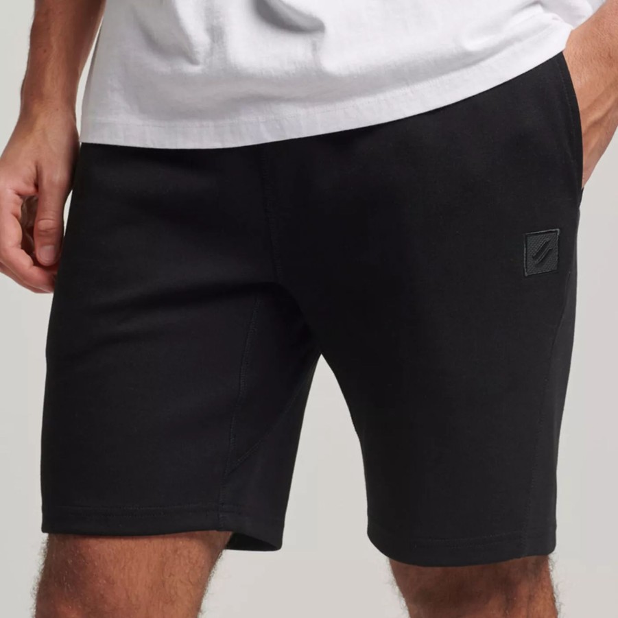 Krotkie Spodenki Meskie SUPERDRY | Meskie Spodenki Superdry Code Tech Shorts M7110386A02A Czarny