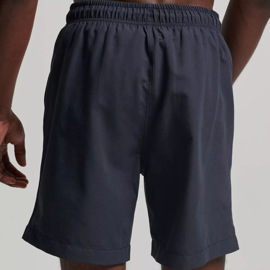 Szorty I Bokserki Kapielowe Meskie SUPERDRY | Meskie Szorty Superdry Code Core Sport 17 Inch Swimshorts M3010215A98T Granatowy