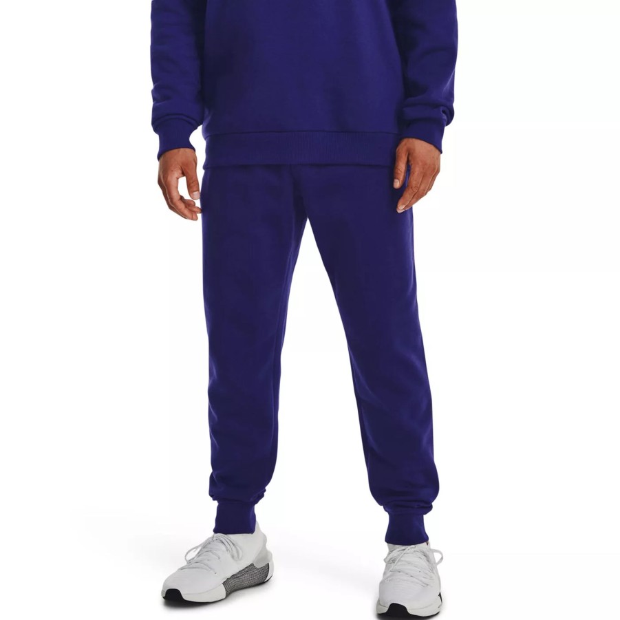 Spodnie Meskie UNDER ARMOUR | Meskie Spodnie Under Armour Ua Rival Fleece Joggers 1357128-468 Granatowy