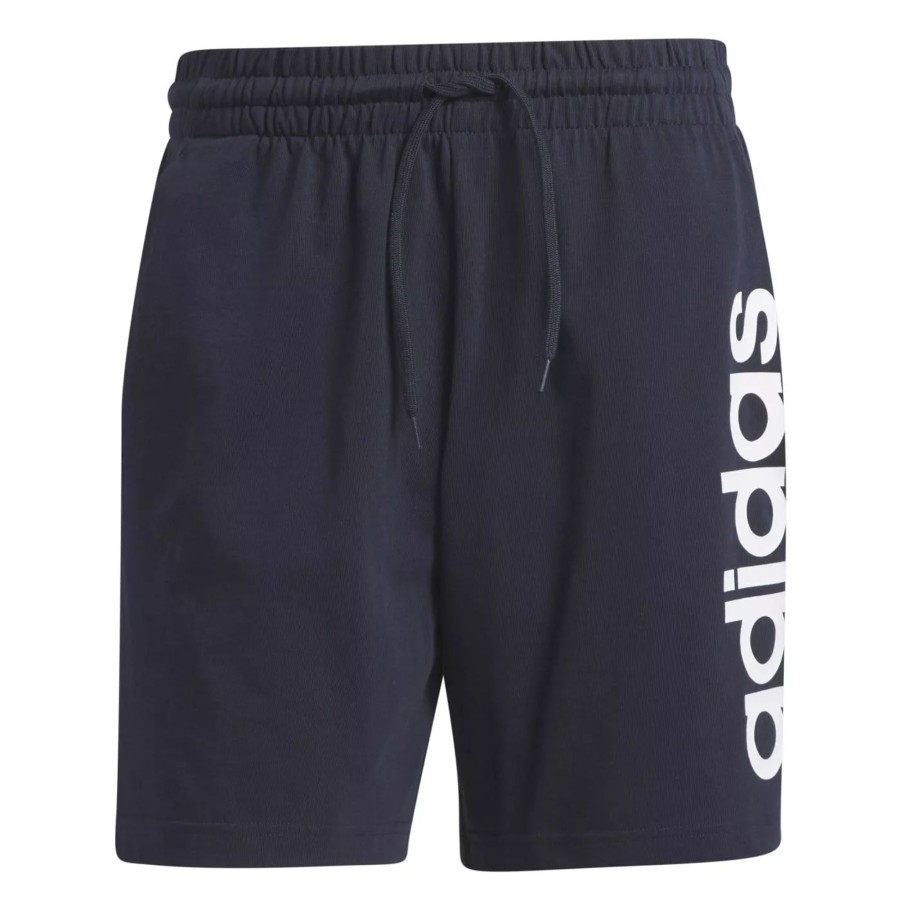 Krotkie Spodenki Meskie ADIDAS | Meskie Spodenki Adidas M Lin Sj Sho Ic0064 Granatowy