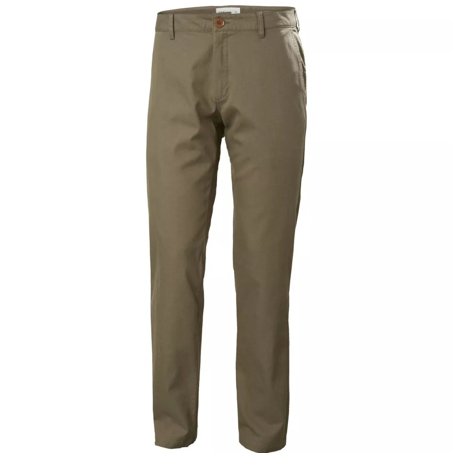 Spodnie Meskie HELLY HANSEN | Meskie Spodnie Helly Hansen Dock Chinos 34274_746 Brazowy