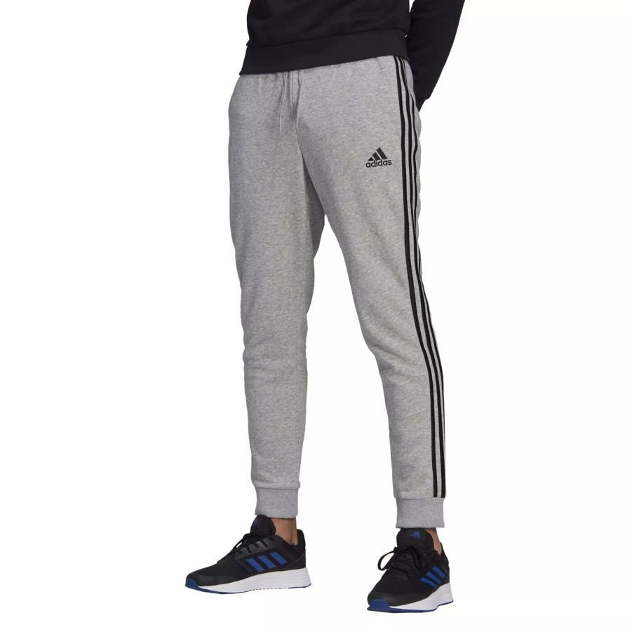 Spodnie Meskie ADIDAS | Meskie Spodnie Adidas M 3S Fl Tc Pt Gk8824 Szary