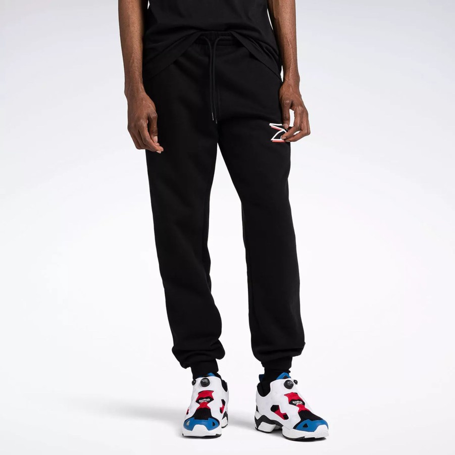 Spodnie Meskie REEBOK | Meskie Spodnie Reebok Ri Logo Jogger In1684 Czarny