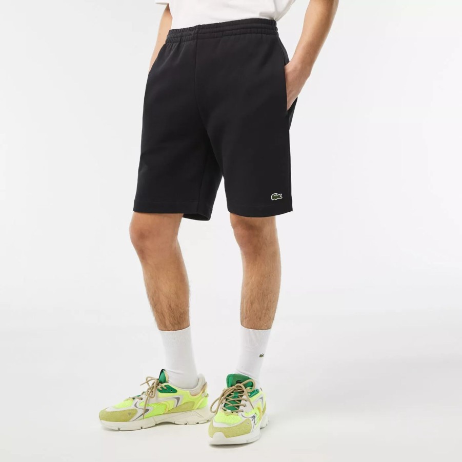 Krotkie Spodenki Meskie LACOSTE | Meskie Spodenki Lacoste Shorts Gh9627.031 Czarny