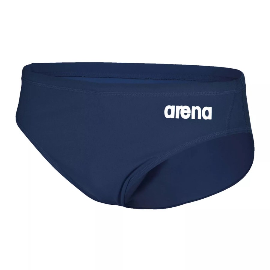 Szorty I Bokserki Kapielowe Meskie ARENA | Meskie Kapielowki Arena Men'S Team Swim Briefs Solid 004773/750 Granatowy