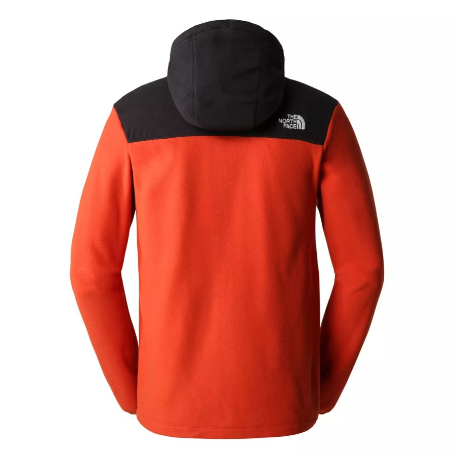 Bluzy Meskie THE NORTH FACE | Meska Bluza The North Face M Homesafe Full Zip Fleece Hoodie Nf0A55Hksv61 Pomaranczowy