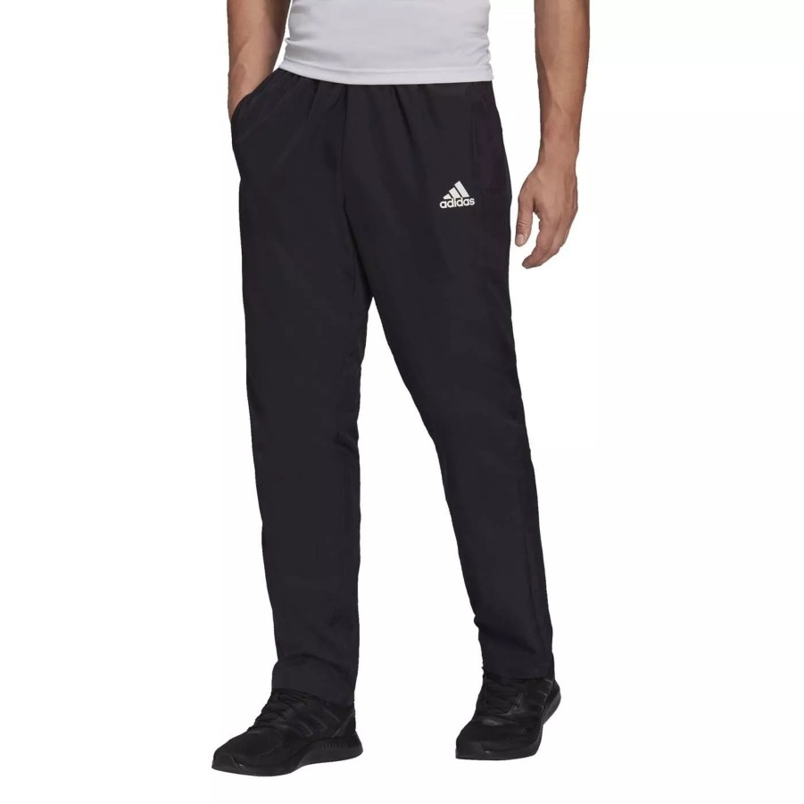 Spodnie Meskie ADIDAS | Meskie Spodnie Adidas D2M Woven Pant Hf7200 Czarny