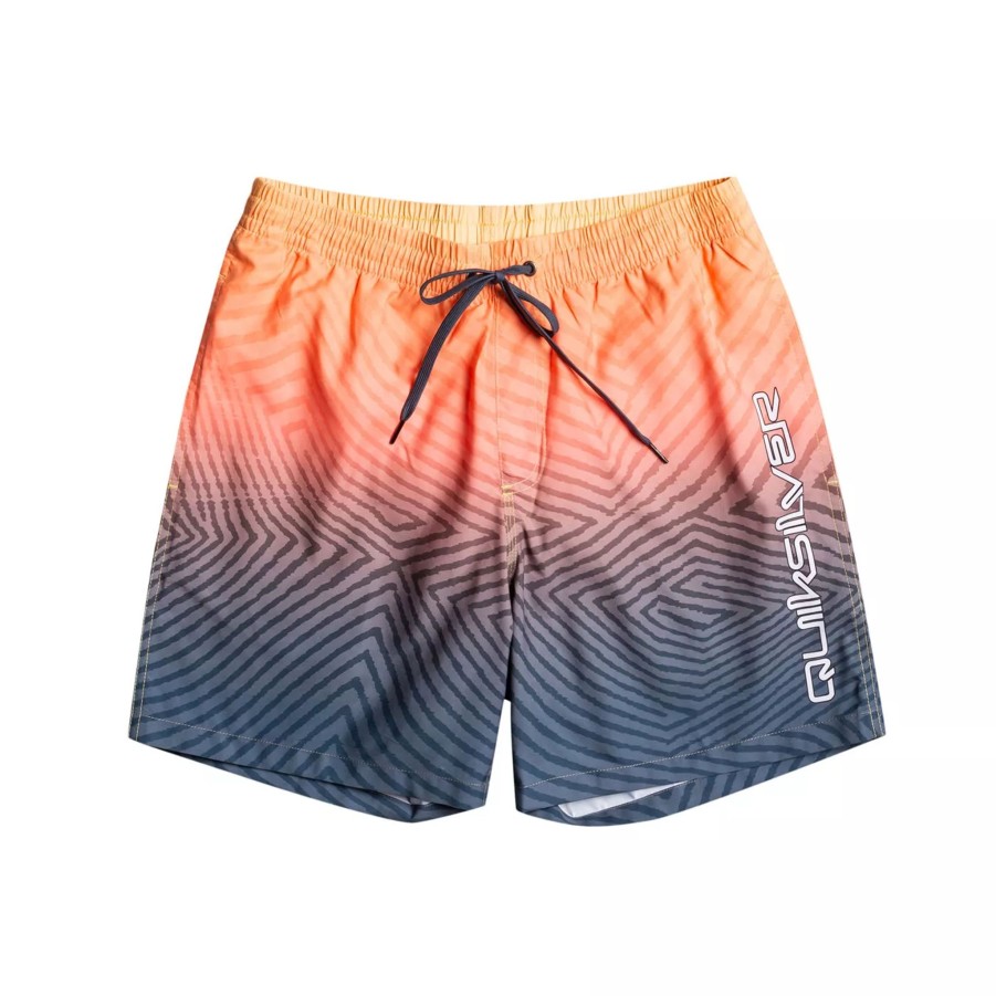 Szorty I Bokserki Kapielowe Meskie QUIKSILVER | Meskie Szorty Quiksilver Warped Logo 17 M Jamv Eqyjv04000-Bsl6 Granatowy