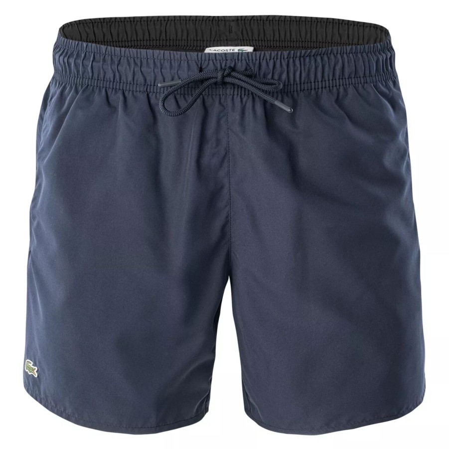 Szorty I Bokserki Kapielowe Meskie LACOSTE | Meskie Szorty Lacoste Swimwear Mh6270.Jb1 Granatowy