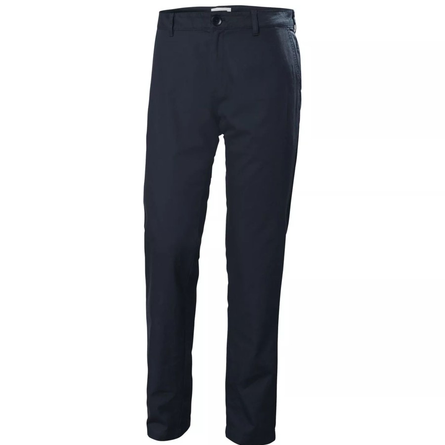 Spodnie Meskie HELLY HANSEN | Meskie Spodnie Helly Hansen Dock Chinos 34274_597 Granatowy