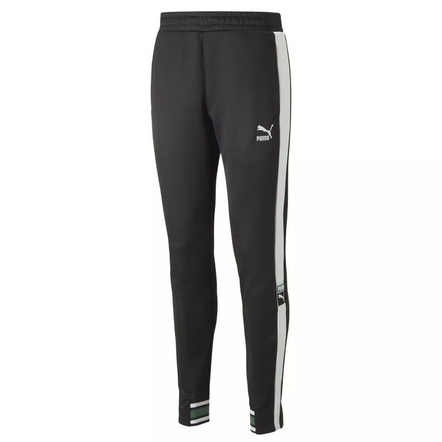 Spodnie Meskie PUMA | Meskie Spodnie Puma T7 Archive Remaster Track Pants Dk 53830501 Czarny