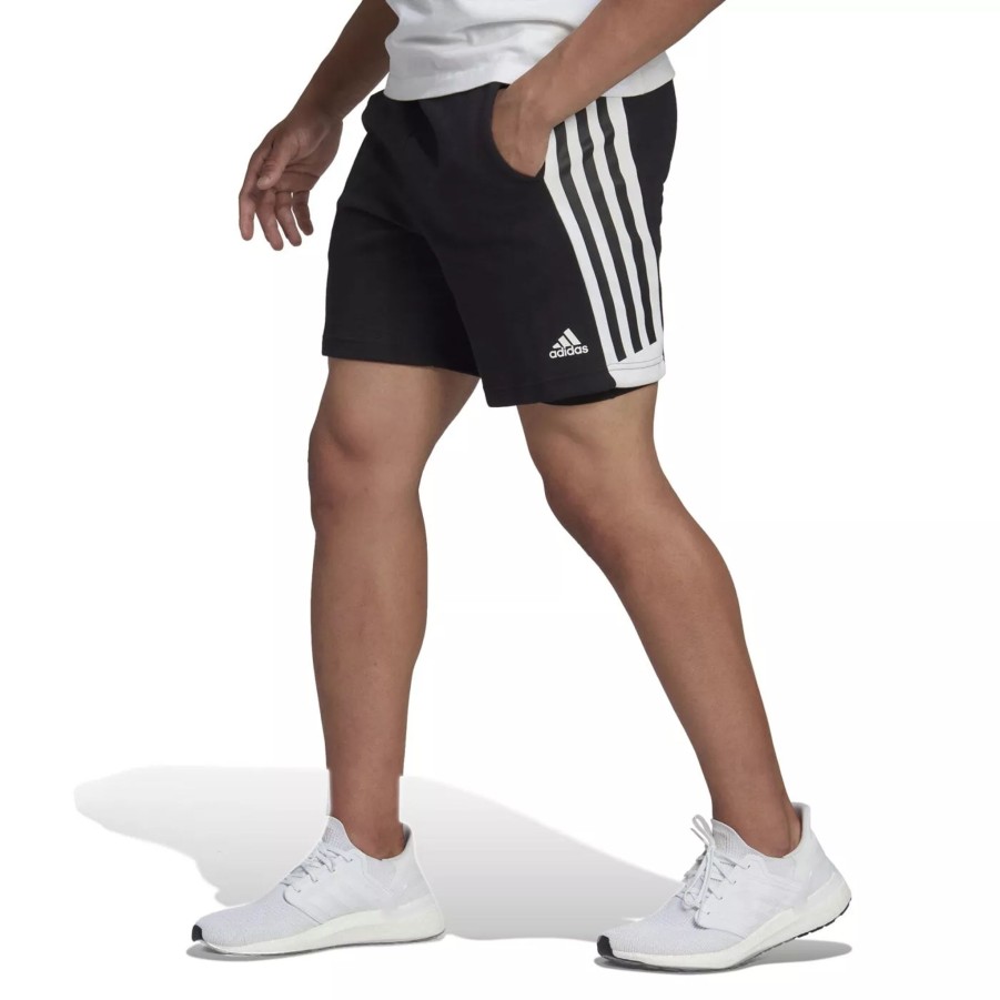 Krotkie Spodenki Meskie ADIDAS | Meskie Spodenki Adidas M Fi 3S Short Hk4554 Czarny