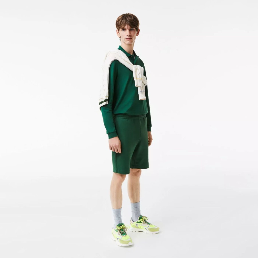 Krotkie Spodenki Meskie LACOSTE | Meskie Spodenki Lacoste Shorts Gh9627.132 Zielony