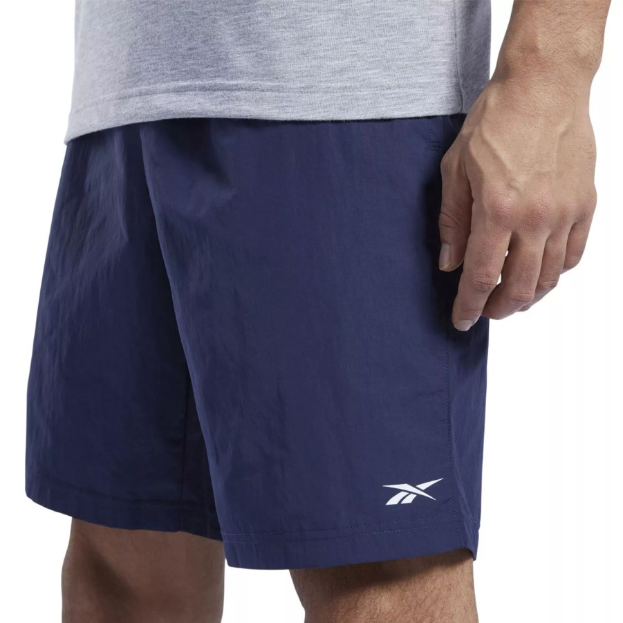 Krotkie Spodenki Meskie REEBOK | Meskie Spodenki Reebok Id Train Utility Short Gu0795 Granatowy