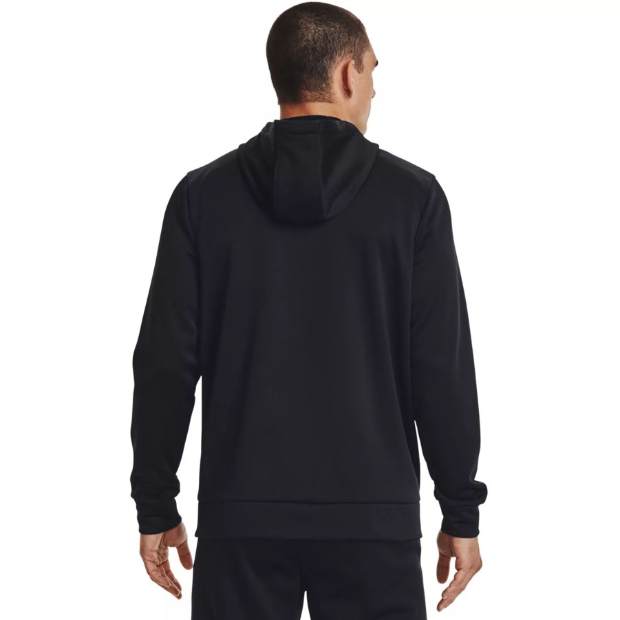 Bluzy Meskie UNDER ARMOUR | Meska Bluza Under Armour Ua Armour Fleece Fz Hoodie 1373357-001 Czarny