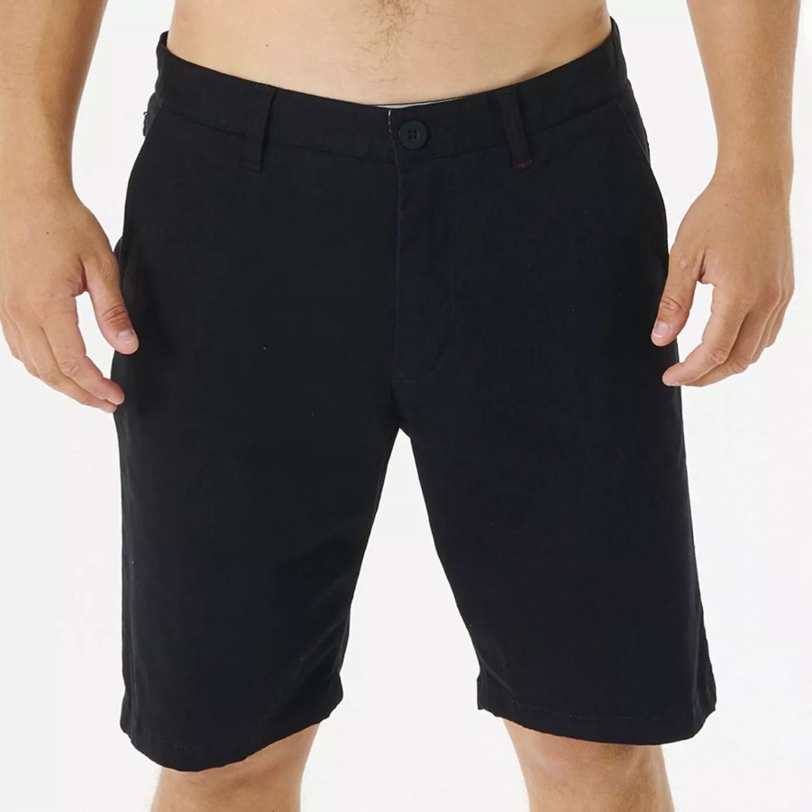 Krotkie Spodenki Meskie RIP CURL | Meskie Spodenki Rip Curl Twisted Walkshort Cwadc9_90 Czarny