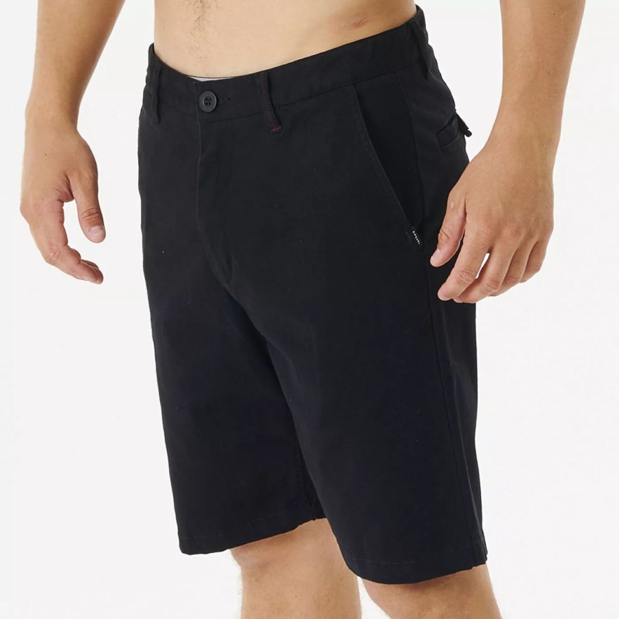 Krotkie Spodenki Meskie RIP CURL | Meskie Spodenki Rip Curl Twisted Walkshort Cwadc9_90 Czarny