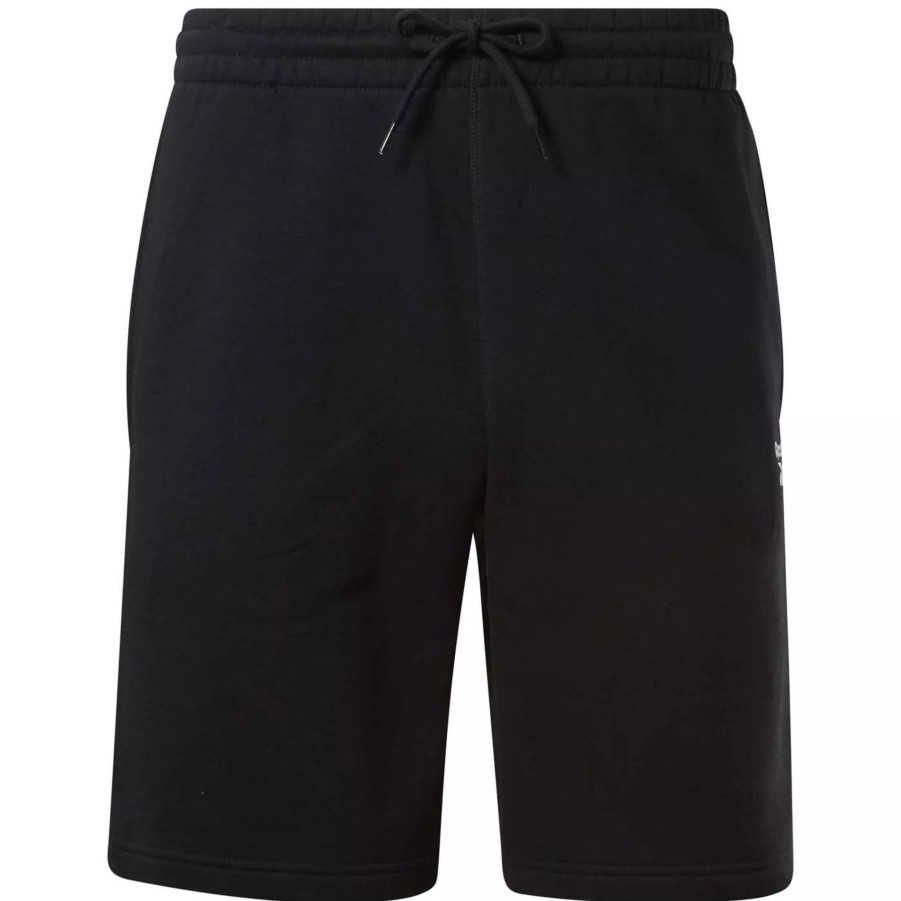 Krotkie Spodenki Meskie REEBOK | Meskie Spodenki Reebok Ri Left Leg Logo Short Hg4453 Czarny