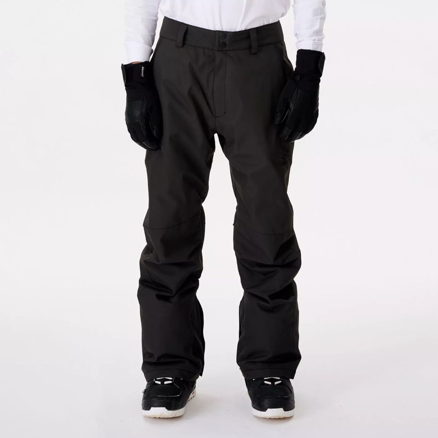 Spodnie Meskie RIP CURL | Meskie Spodnie Rip Curl Rocker Pant 007Mou_90 Czarny