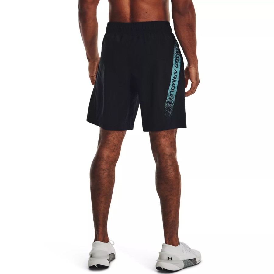 Krotkie Spodenki Meskie UNDER ARMOUR | Meskie Spodenki Under Armour Ua Woven Graphic Shorts 1370388-005 Czarny