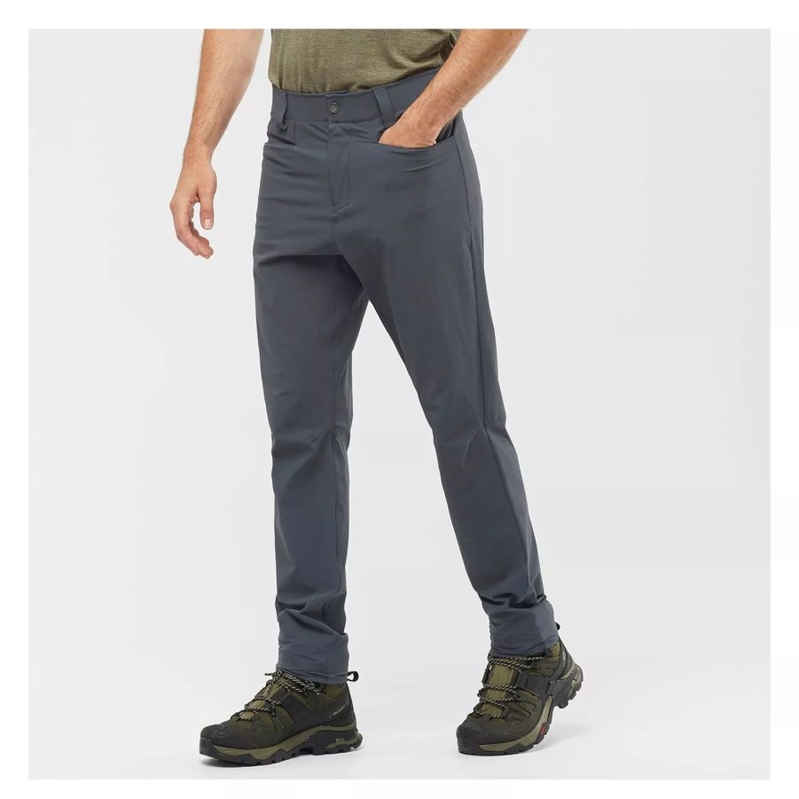 Spodnie Meskie SALOMON | Meskie Spodnie Salomon Wayfarer Tapered Pants M Ebony Lc1545800 Szary